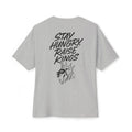 Oversized Boxy Tee - Stay Hungry, Raise Kings