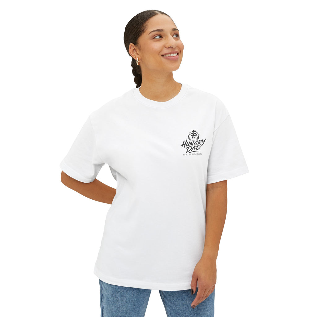 Oversized Boxy Tee - Stay Hungry, Raise Kings