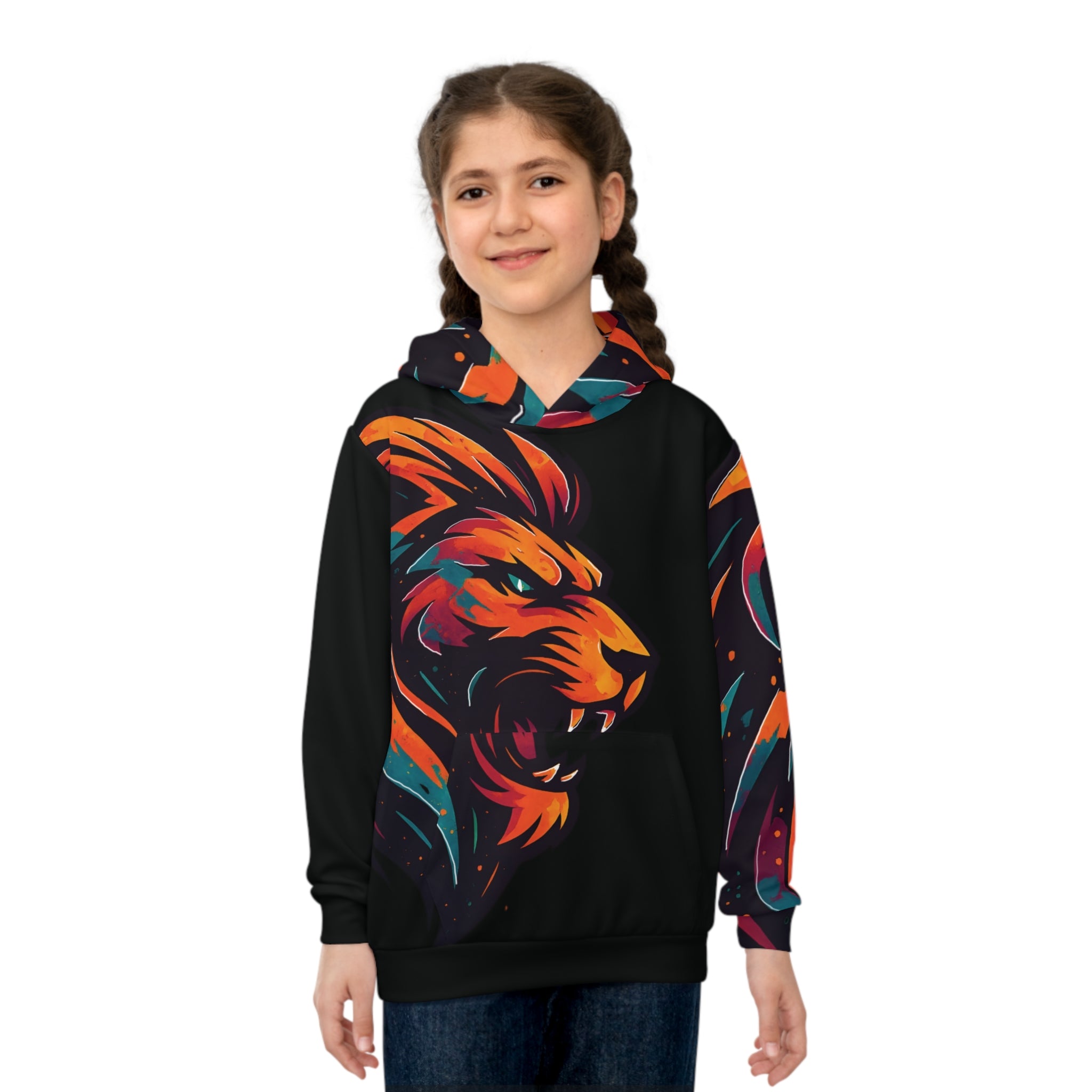 Hungrydad Youth Lion Hoodie